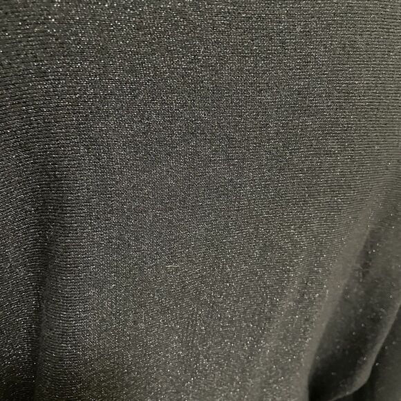 INC International Concepts Dolman Sleeve Sweater Black Sequin Women's Medium - Picture 7 of 10